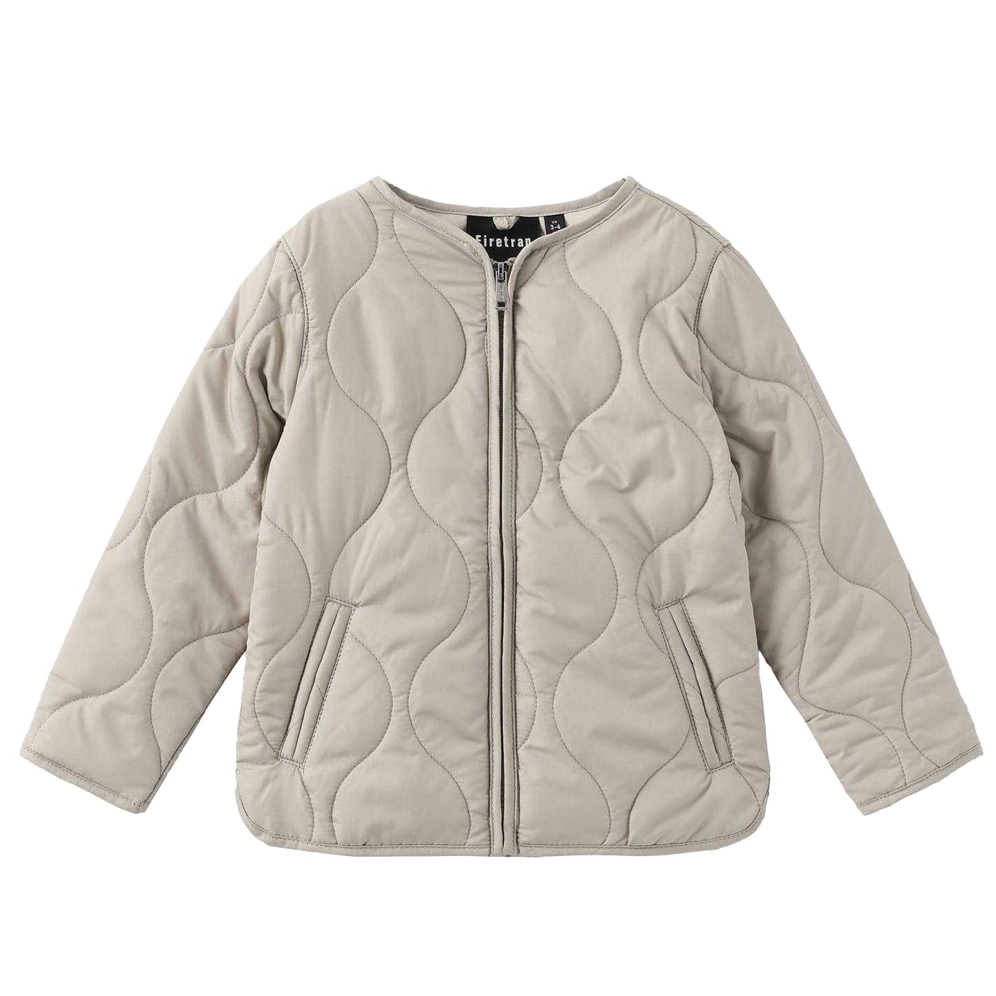 Beige - Front - Firetrap Girls Quilted Lightweight Jacket