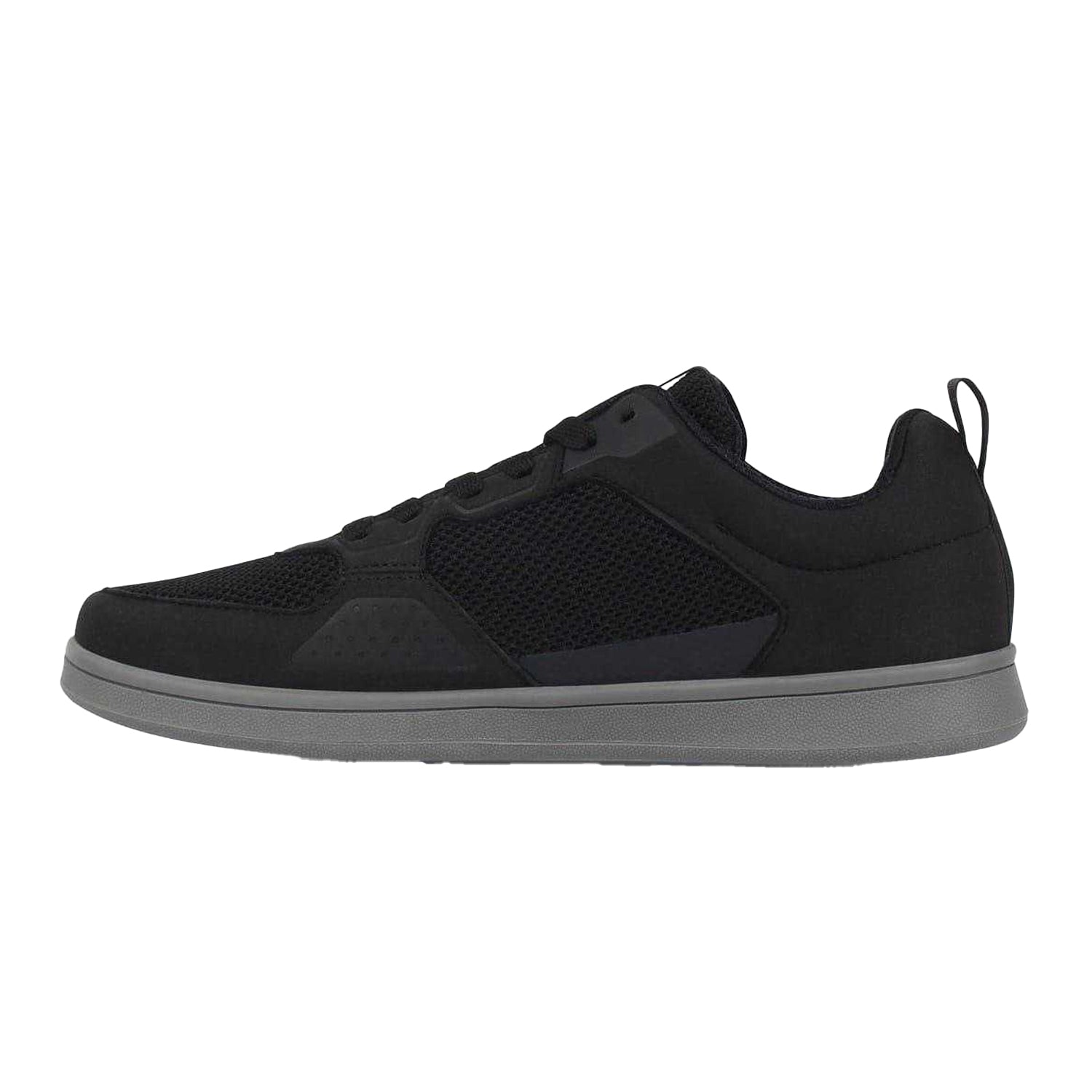 Black - Side - Pinnacle Mens Cedar Leather Shoes