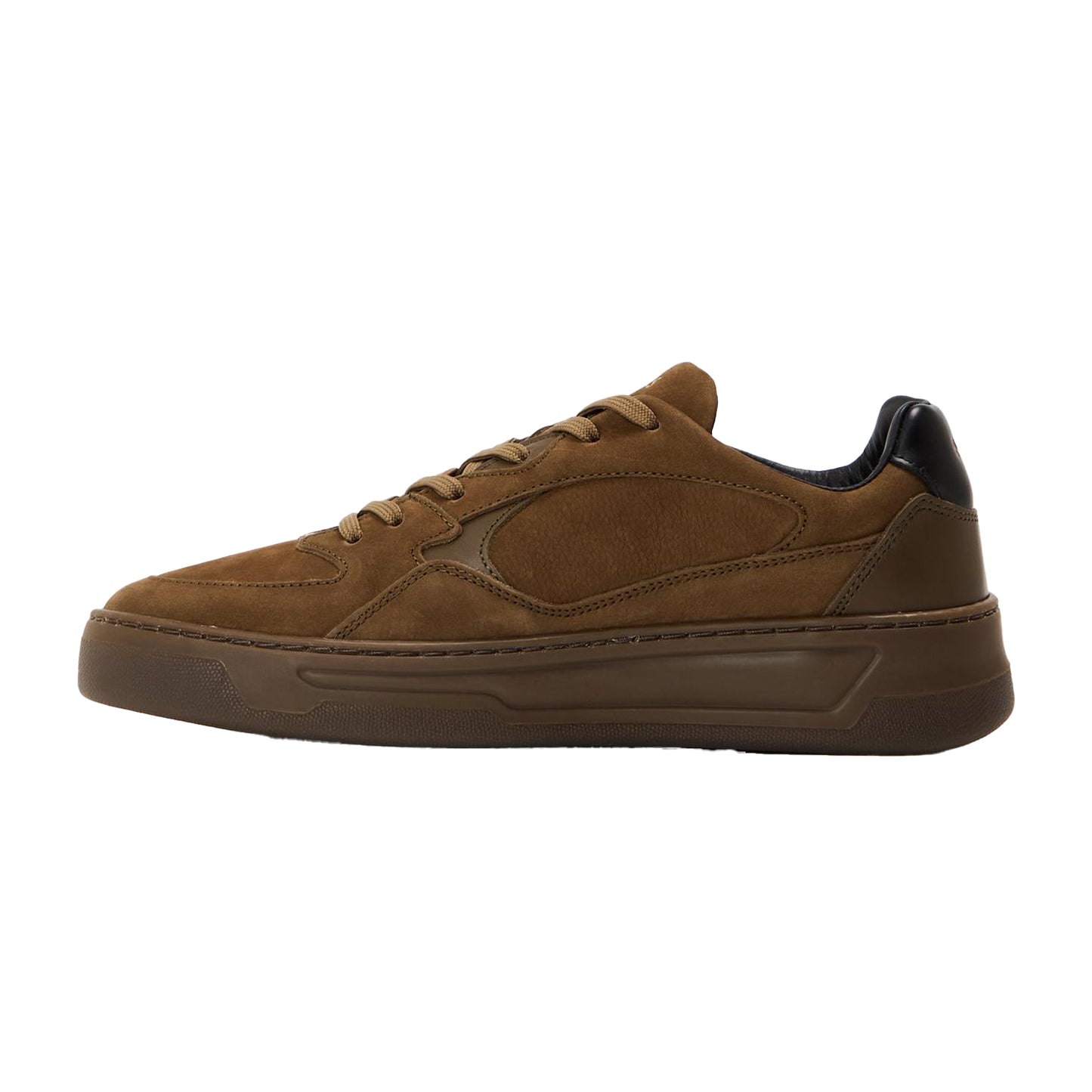Dark Green - Back - Boss Mens Baltimore Canvas Trainers