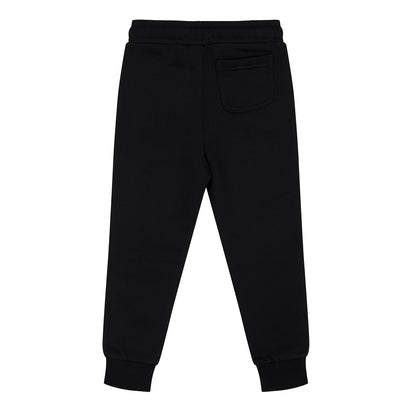 Jet Black - Back - Lyle & Scott Childrens-Kids Fleece Sweatpants