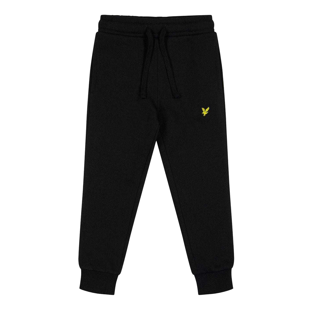 Jet Black - Front - Lyle & Scott Childrens-Kids Fleece Sweatpants