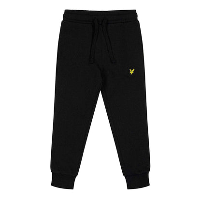 Jet Black - Front - Lyle & Scott Childrens-Kids Fleece Sweatpants