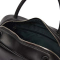 Black - Side - Lacoste Naos Pique Crossbody Bag