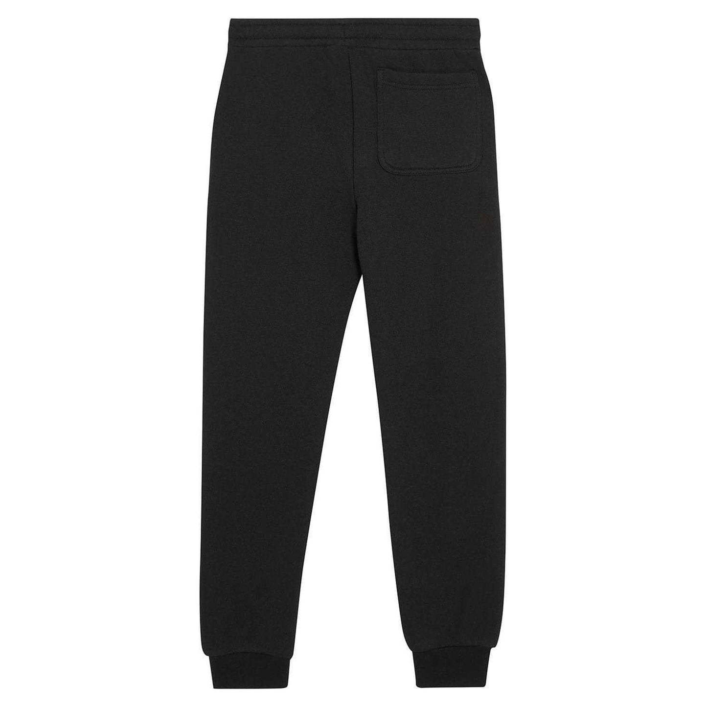 Jet Black - Back - Lyle & Scott Childrens-Kids Fleece Regular Sweatpants