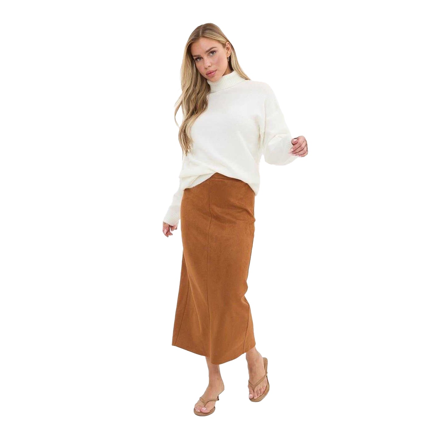Cream - Lifestyle - I Saw It First Unisex Adult Roll Neck Jumper