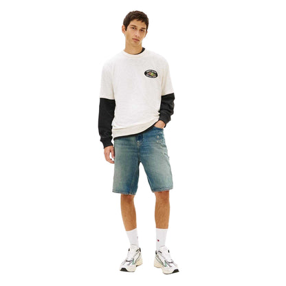 Antique White - Pack Shot - Tommy Jeans Mens Fruit Regular T-Shirt