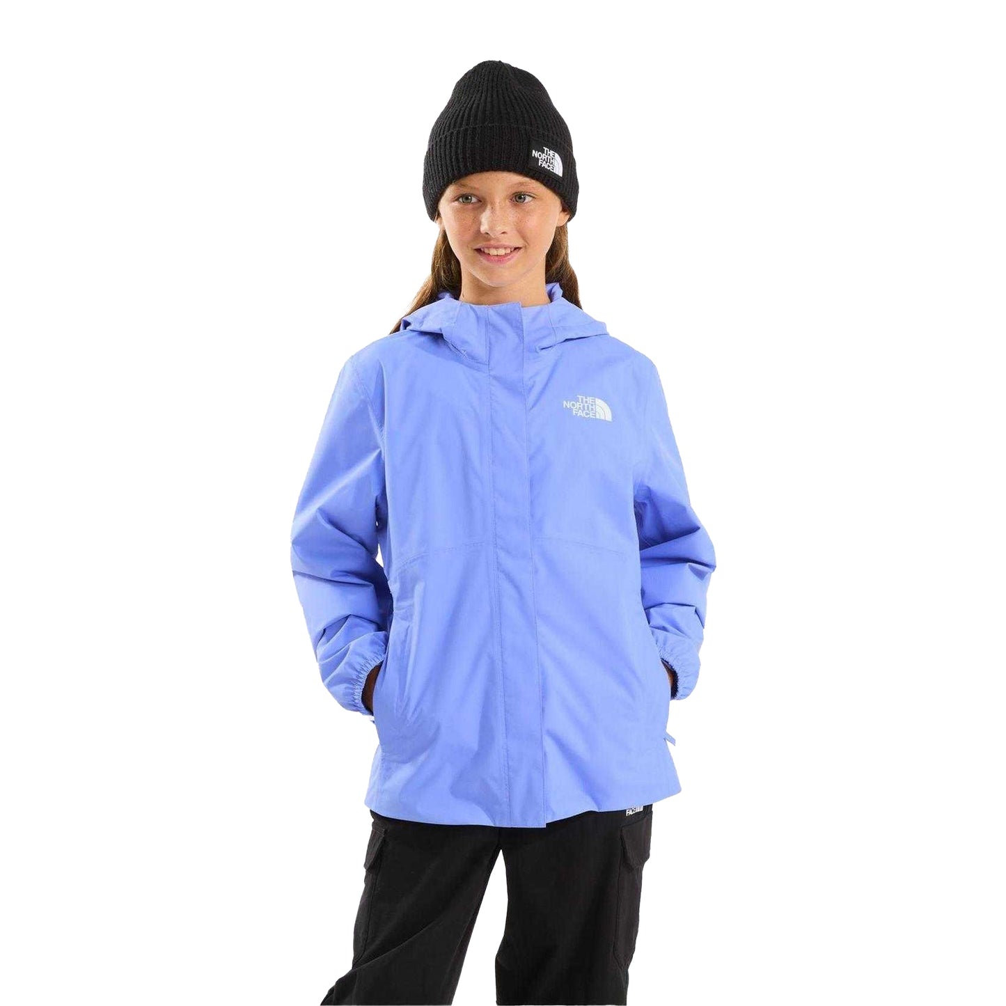 Periwinkle Blue - Side - The North Face Childrens-Kids Antora Anorak