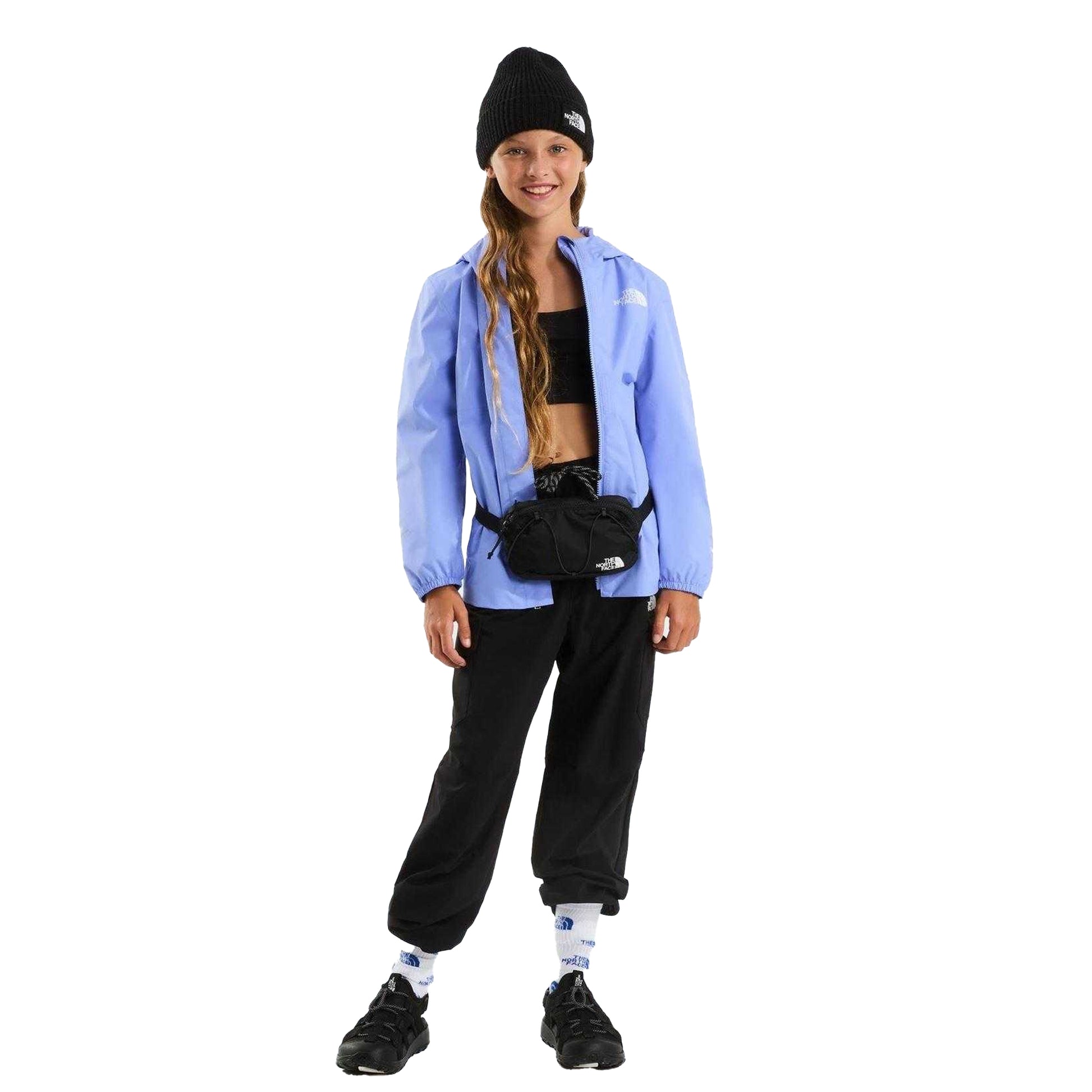 Periwinkle Blue - Pack Shot - The North Face Childrens-Kids Antora Anorak