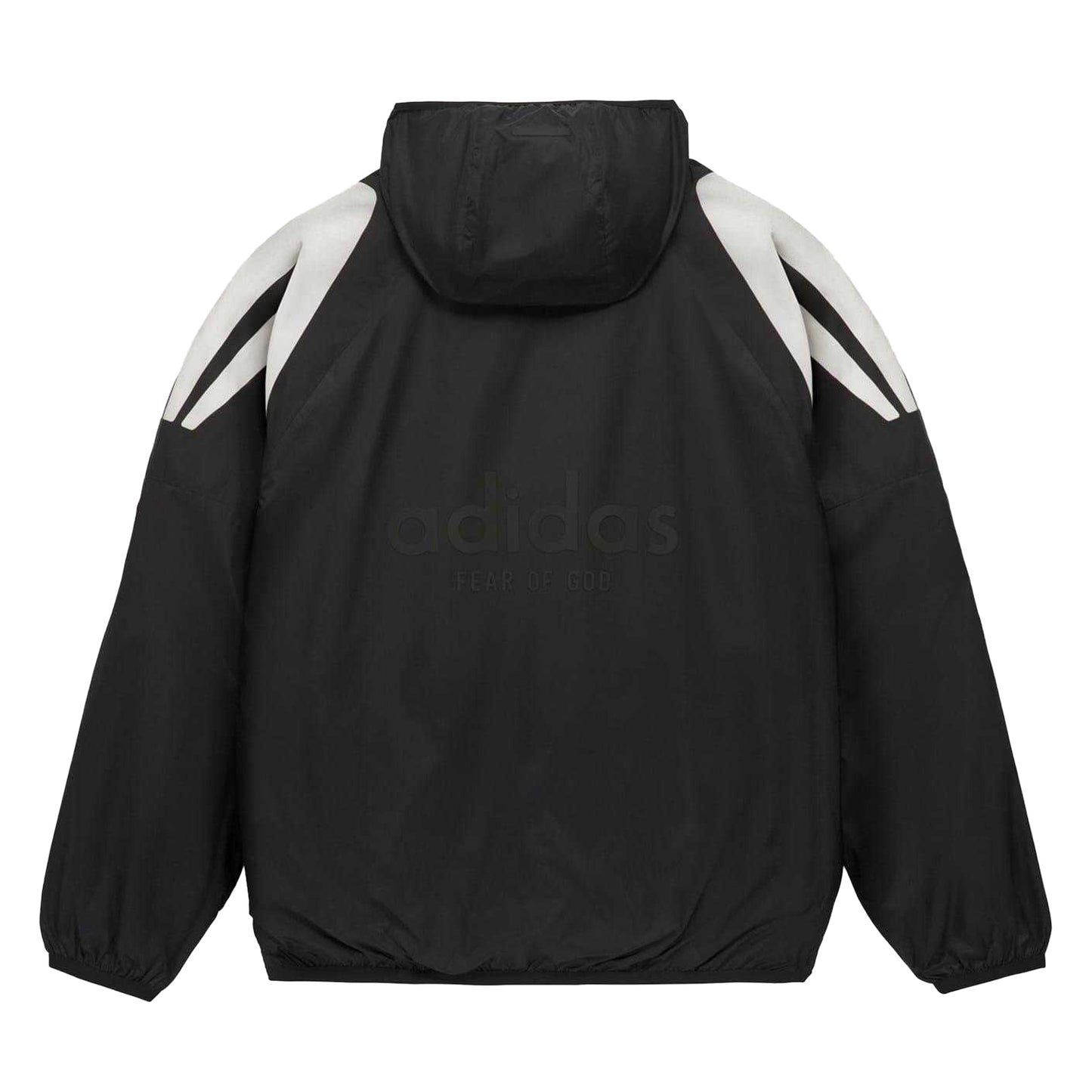 Black - Back - Adidas Unisex Adult Fear of God Athletics Adi Nation Raglan Anorak