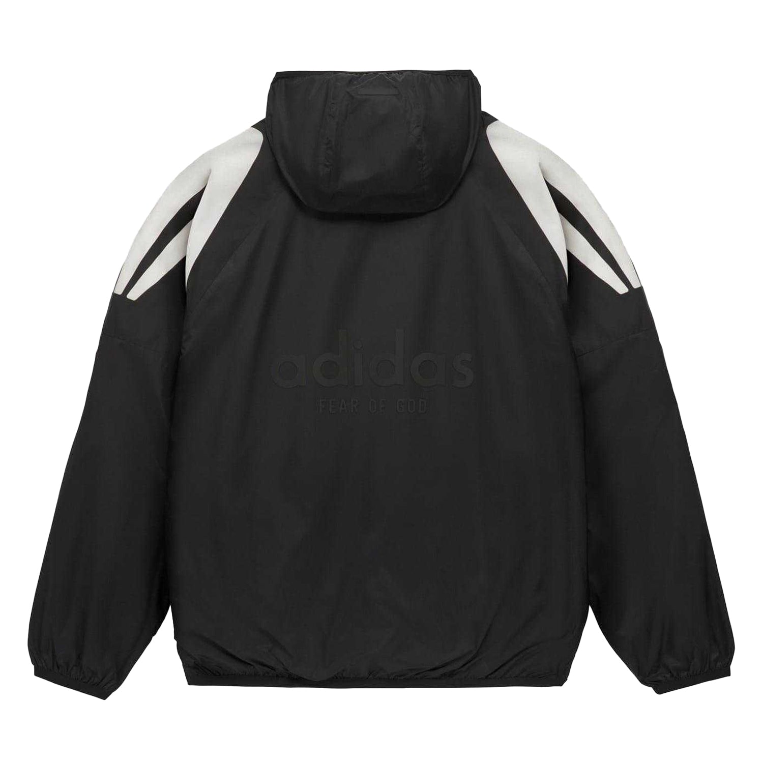 Black - Back - Adidas Unisex Adult Fear of God Athletics Adi Nation Raglan Anorak