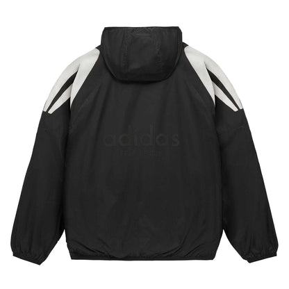 Black - Back - Adidas Unisex Adult Fear of God Athletics Adi Nation Raglan Anorak