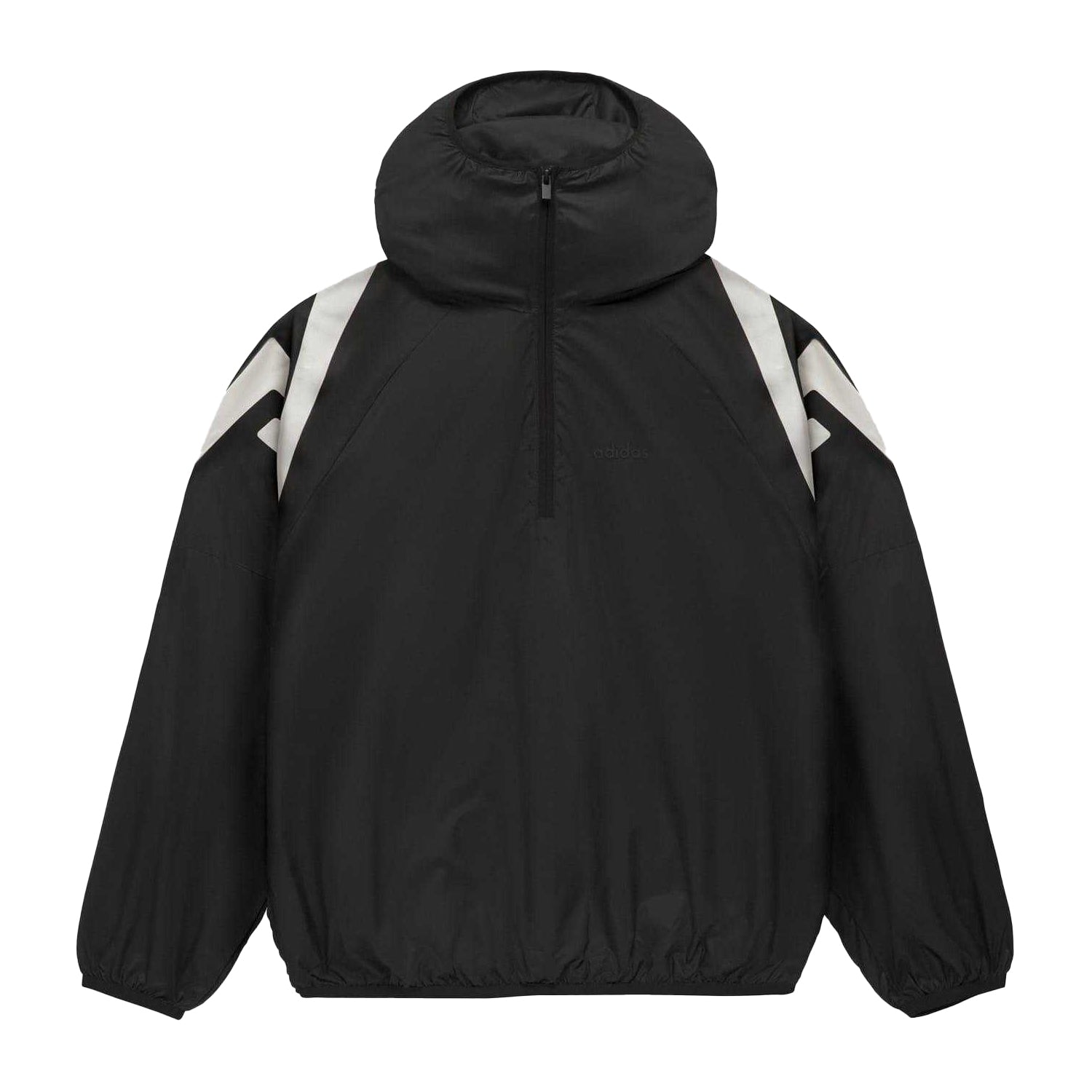 Black - Front - Adidas Unisex Adult Fear of God Athletics Adi Nation Raglan Anorak