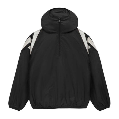 Black - Front - Adidas Unisex Adult Fear of God Athletics Adi Nation Raglan Anorak