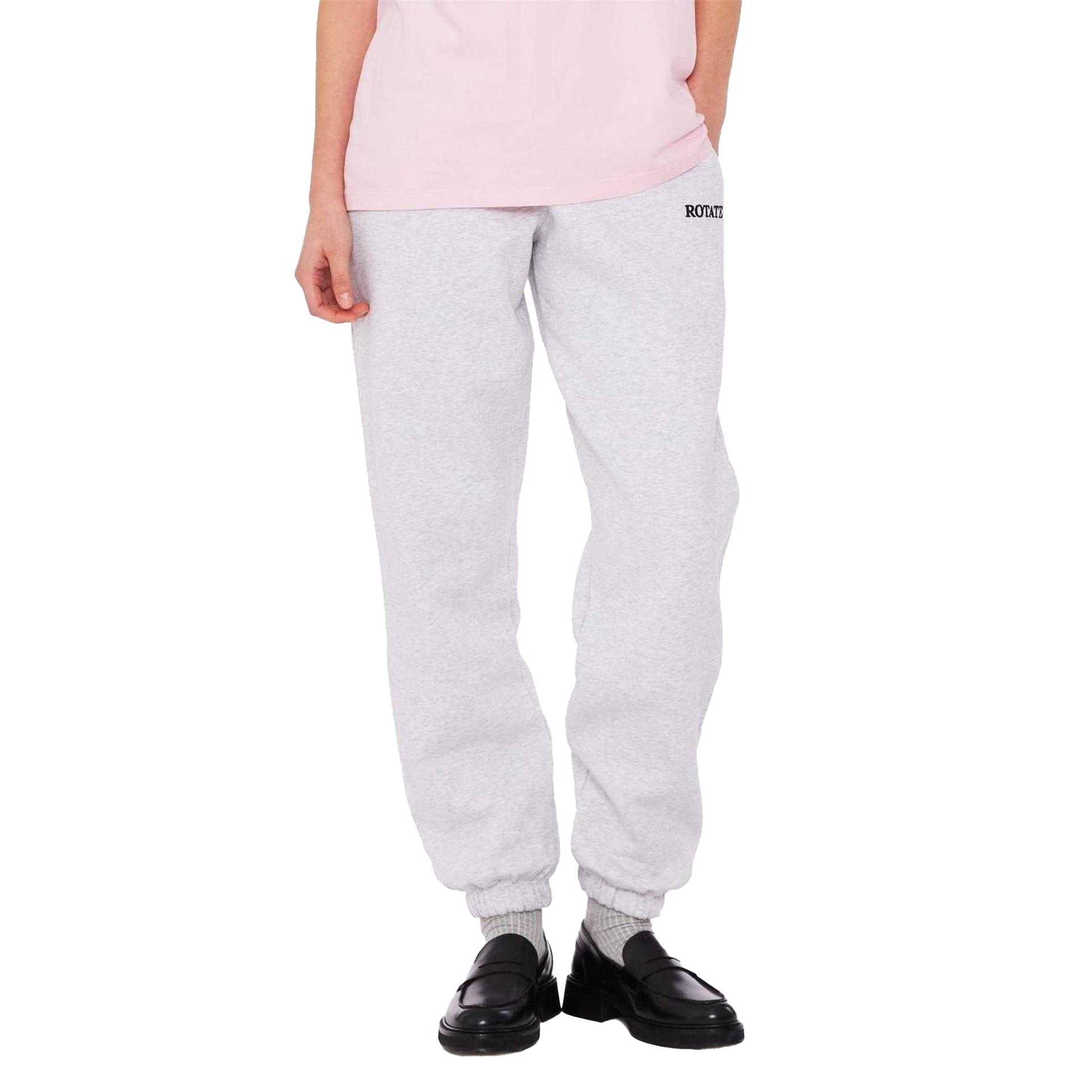 Grey - Front - Rotate Sunday Womens-Ladies Cotton Sweatpants