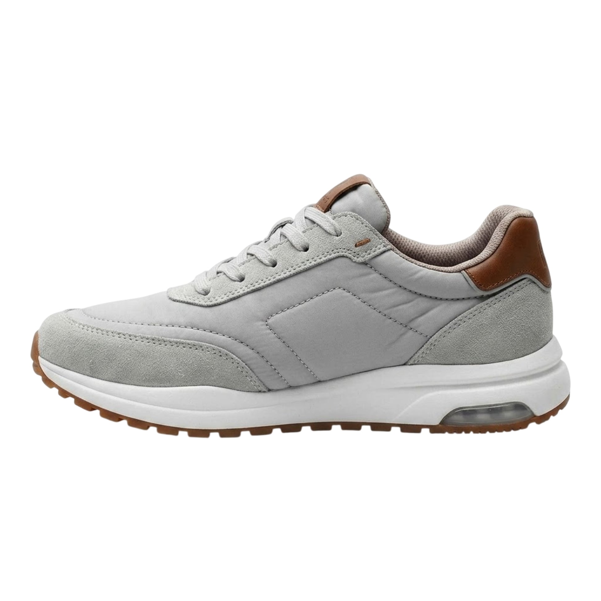 Grey - Back - Rockport Mens DMX Lace Up Trainers