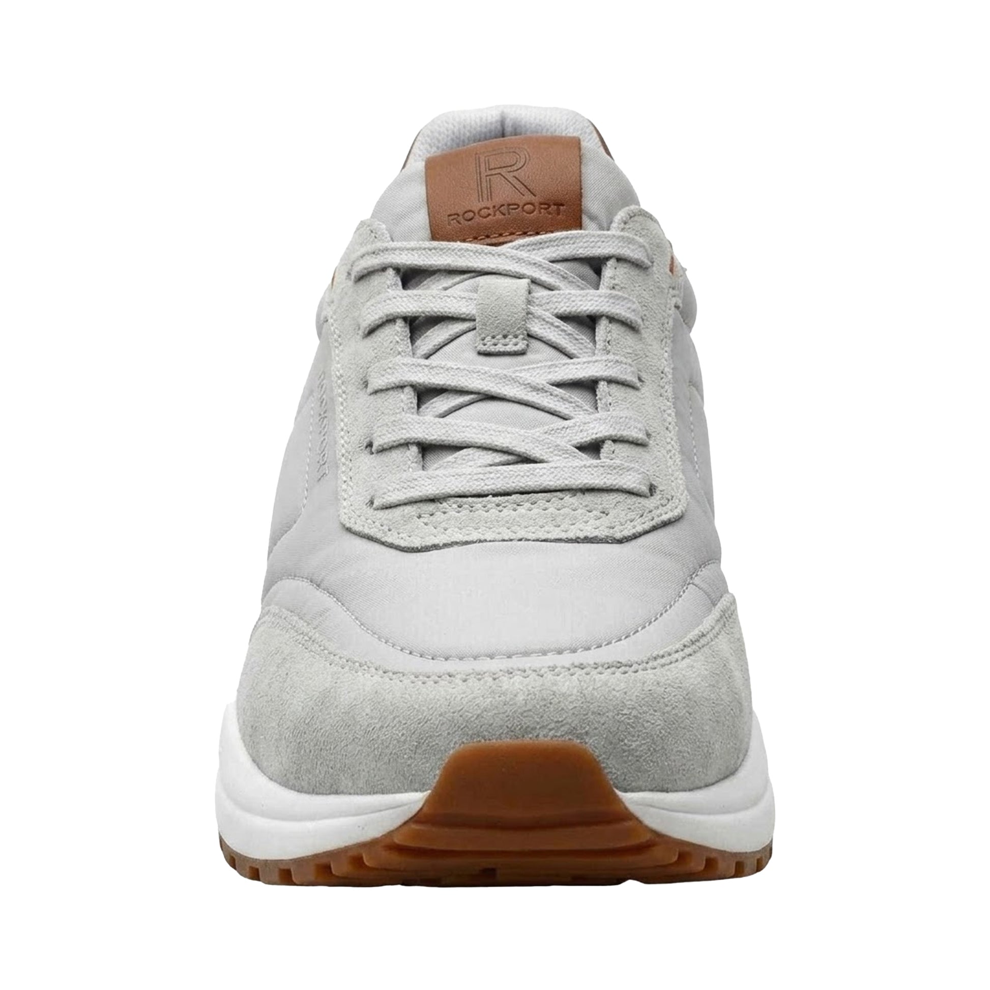 Grey - Side - Rockport Mens DMX Lace Up Trainers