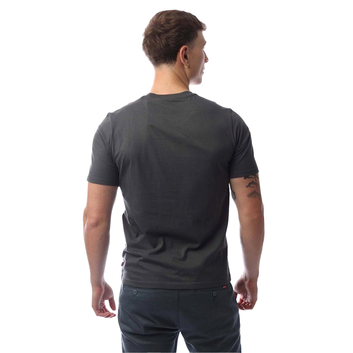 Black - Back - Levis Mens Graphic Print Relaxed Fit T-Shirt