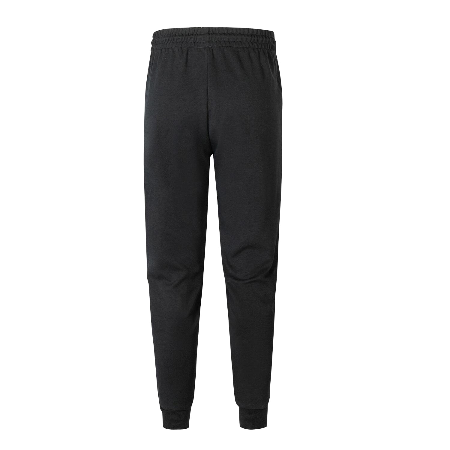 Black - Back - Kappa Mens Polycotton Logo Jogging Bottoms