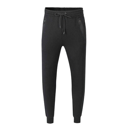 Black - Front - Kappa Mens Polycotton Logo Jogging Bottoms