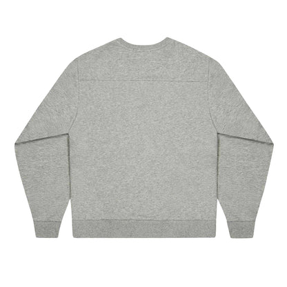Grey Marl - Back - No Fear Mens Technical Zip Pocket Jumper