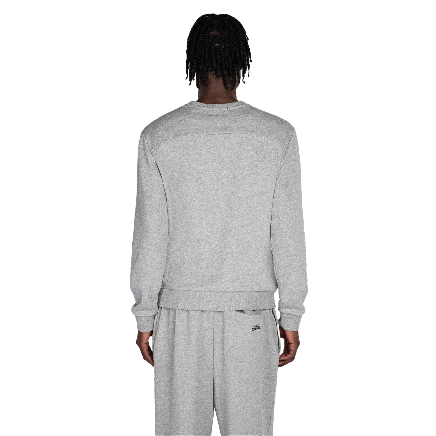 Grey Marl - Lifestyle - No Fear Mens Technical Zip Pocket Jumper