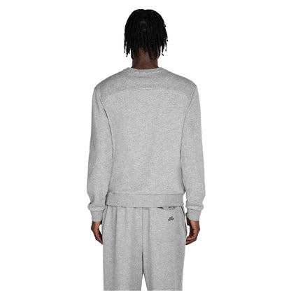 Grey Marl - Lifestyle - No Fear Mens Technical Zip Pocket Jumper