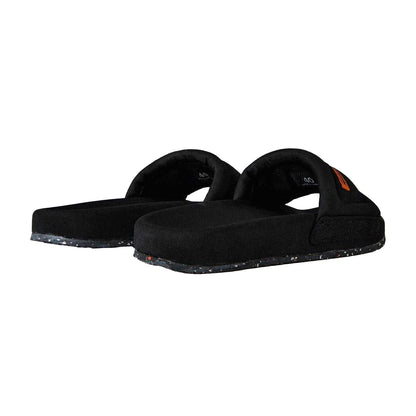 Black - Back - Heron Preston Womens-Ladies Flat Slides