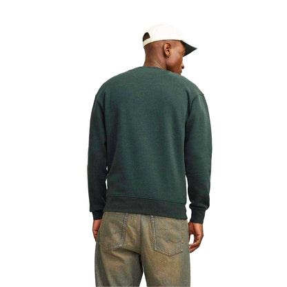 Forest - Back - Jack And Jones Mens Graphic Print Ribbed Sweatshirt