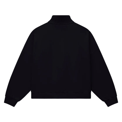 Black - Back - Napapijri Womens-Ladies Almas Quarter Zip Sweatshirt