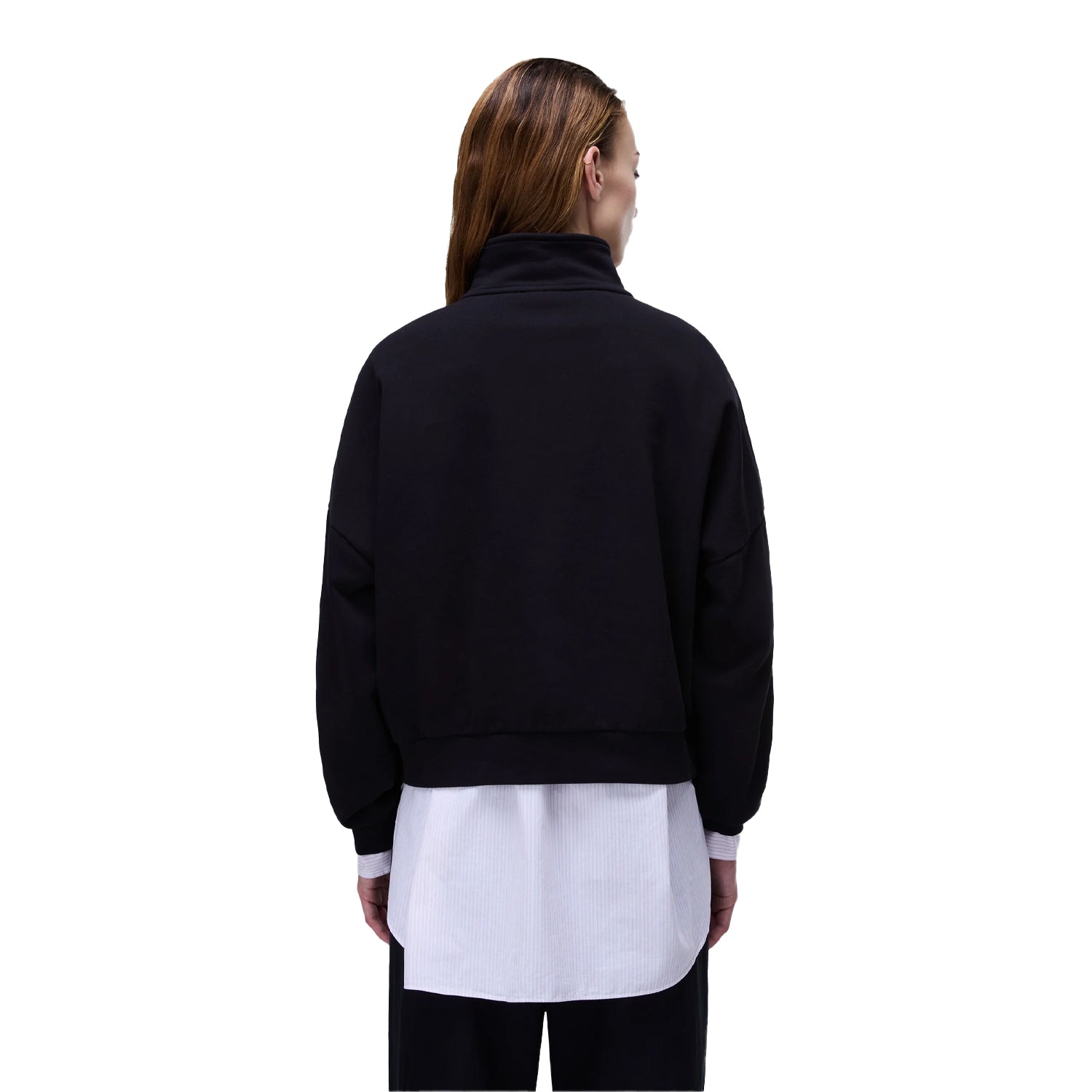 Black - Lifestyle - Napapijri Womens-Ladies Almas Quarter Zip Sweatshirt
