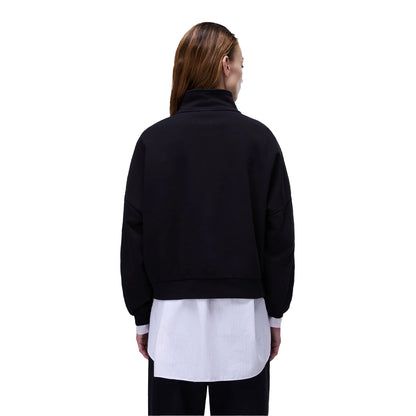 Black - Lifestyle - Napapijri Womens-Ladies Almas Quarter Zip Sweatshirt
