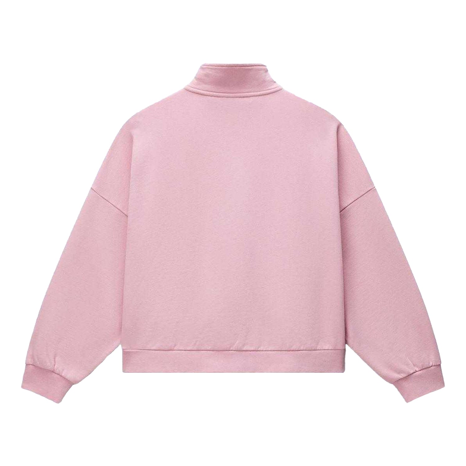Pink - Back - Napapijri Womens-Ladies Almas Quarter Zip Sweatshirt