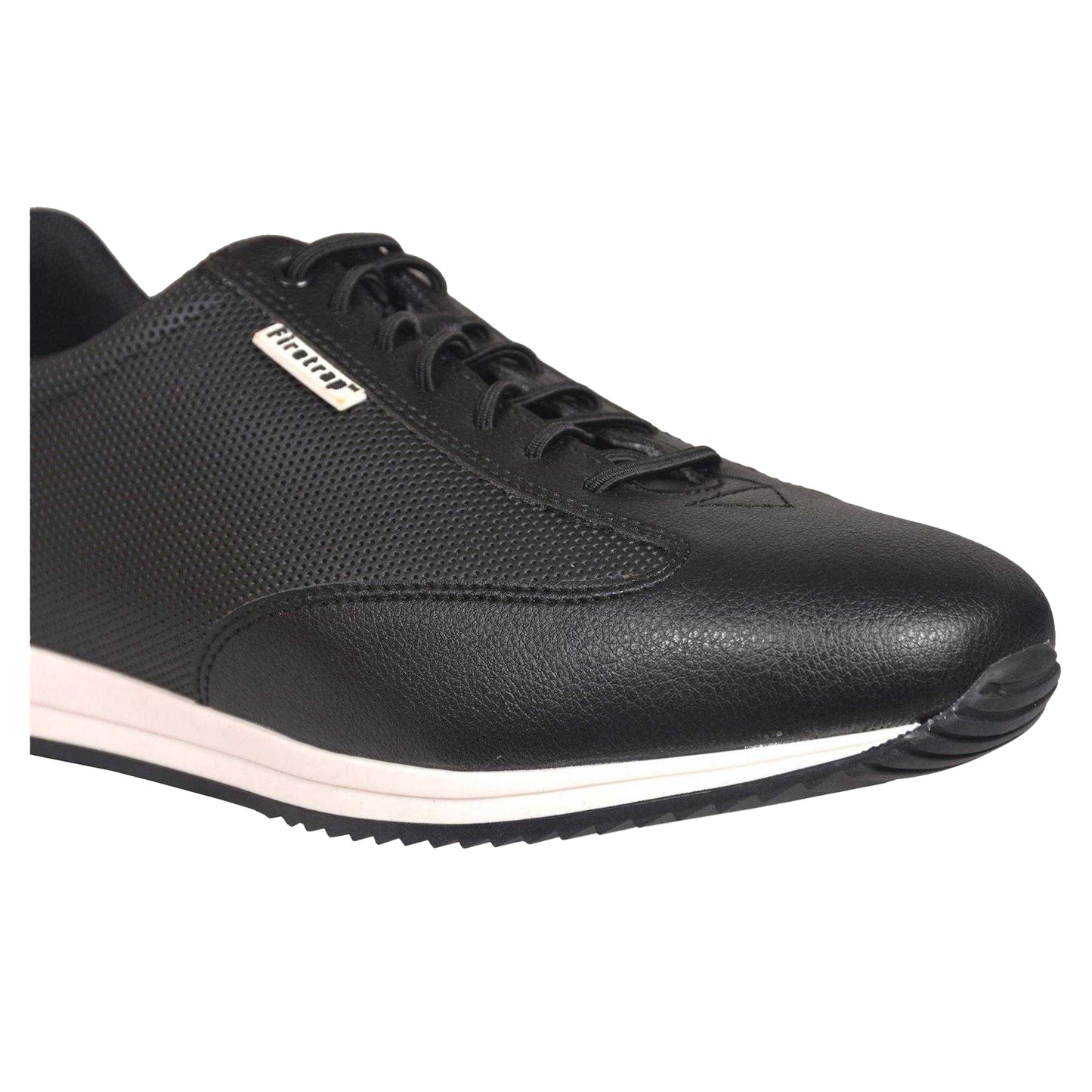 Black - Side - Firetrap Mens Panther Trainers