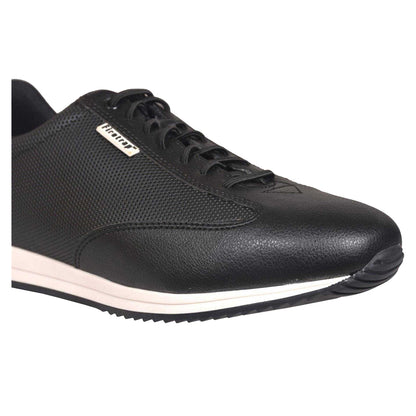 Black - Side - Firetrap Mens Panther Trainers