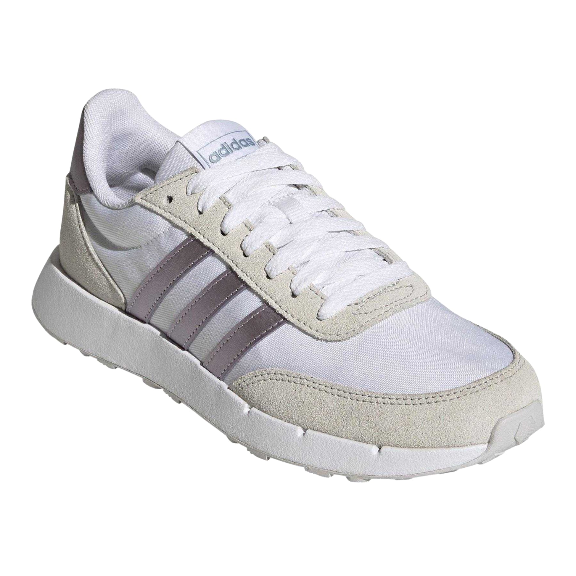 White - Lifestyle - Adidas Womens-Ladies Run 60s 2.0 Trainers
