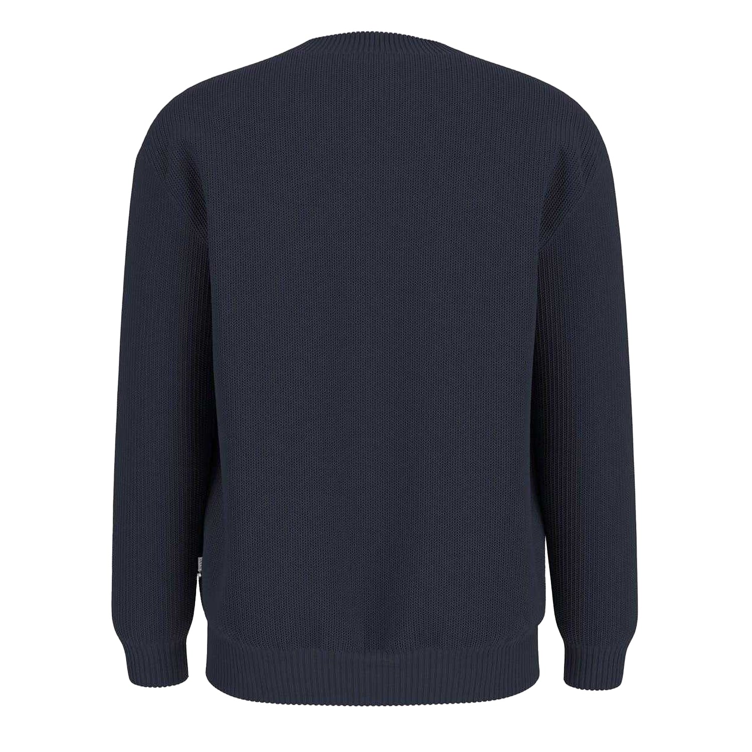 Ocean Blue - Back - Guess Mens Knitted Long-Sleeved Jumper