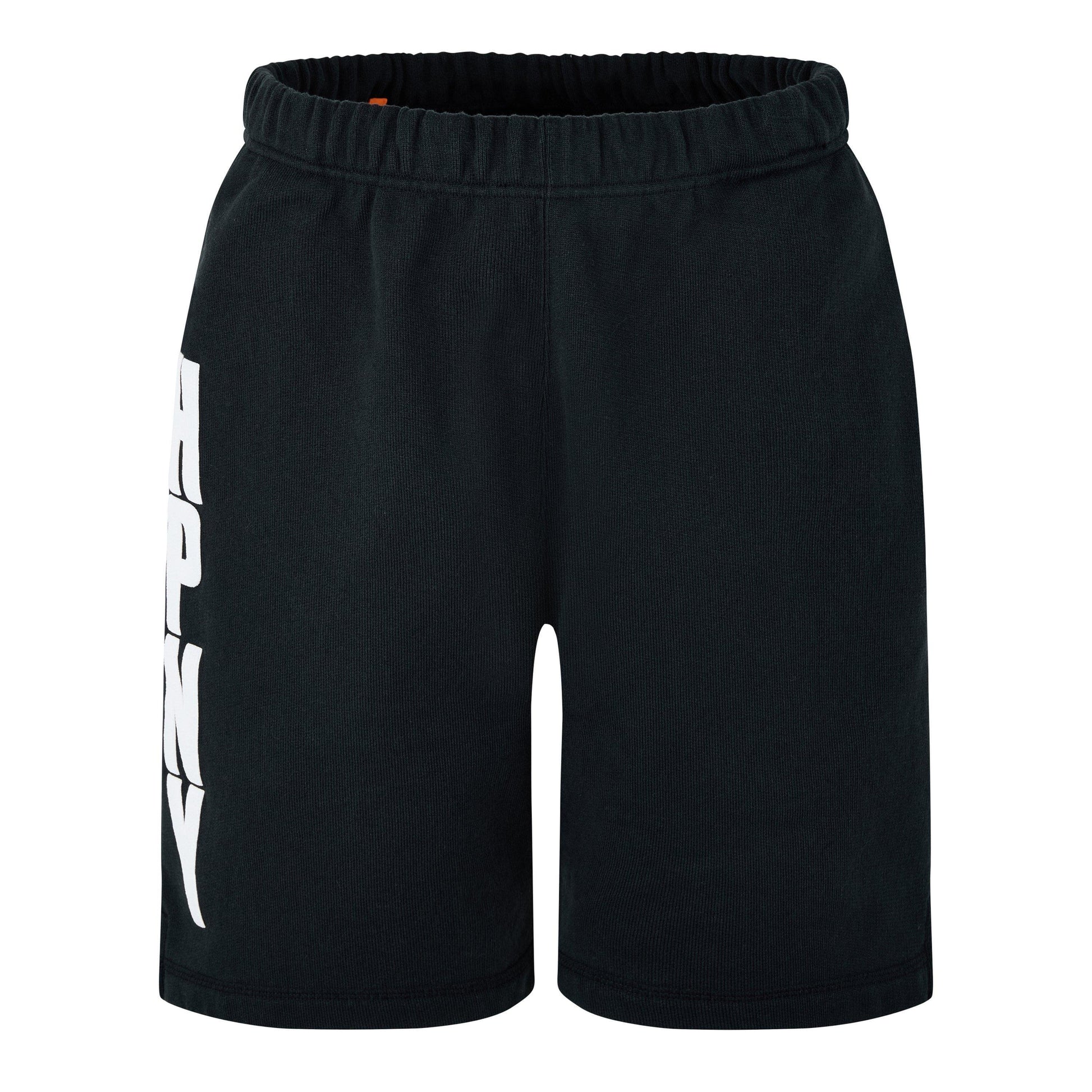Black-White - Front - Heron Preston Mens HPNY Regular Sweat Shorts