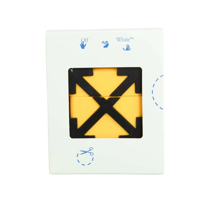 Yellow-Black - Back - Off White Arrow AirPod Pro Case