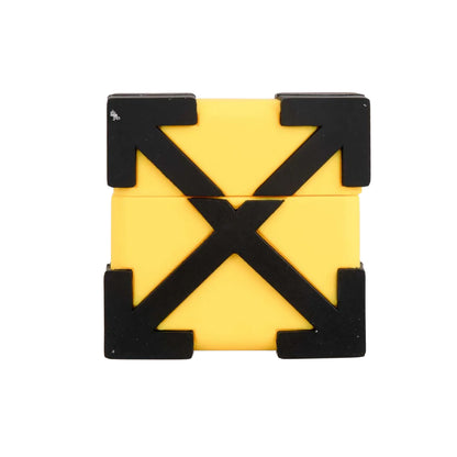 Yellow-Black - Front - Off White Arrow AirPod Pro Case