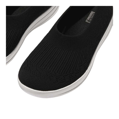 Black - Pack Shot - FitFlop Womens-Ladies Uberknit Pumps
