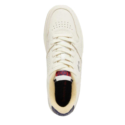Off White - Side - Lacoste Mens L001 Leather Trainers