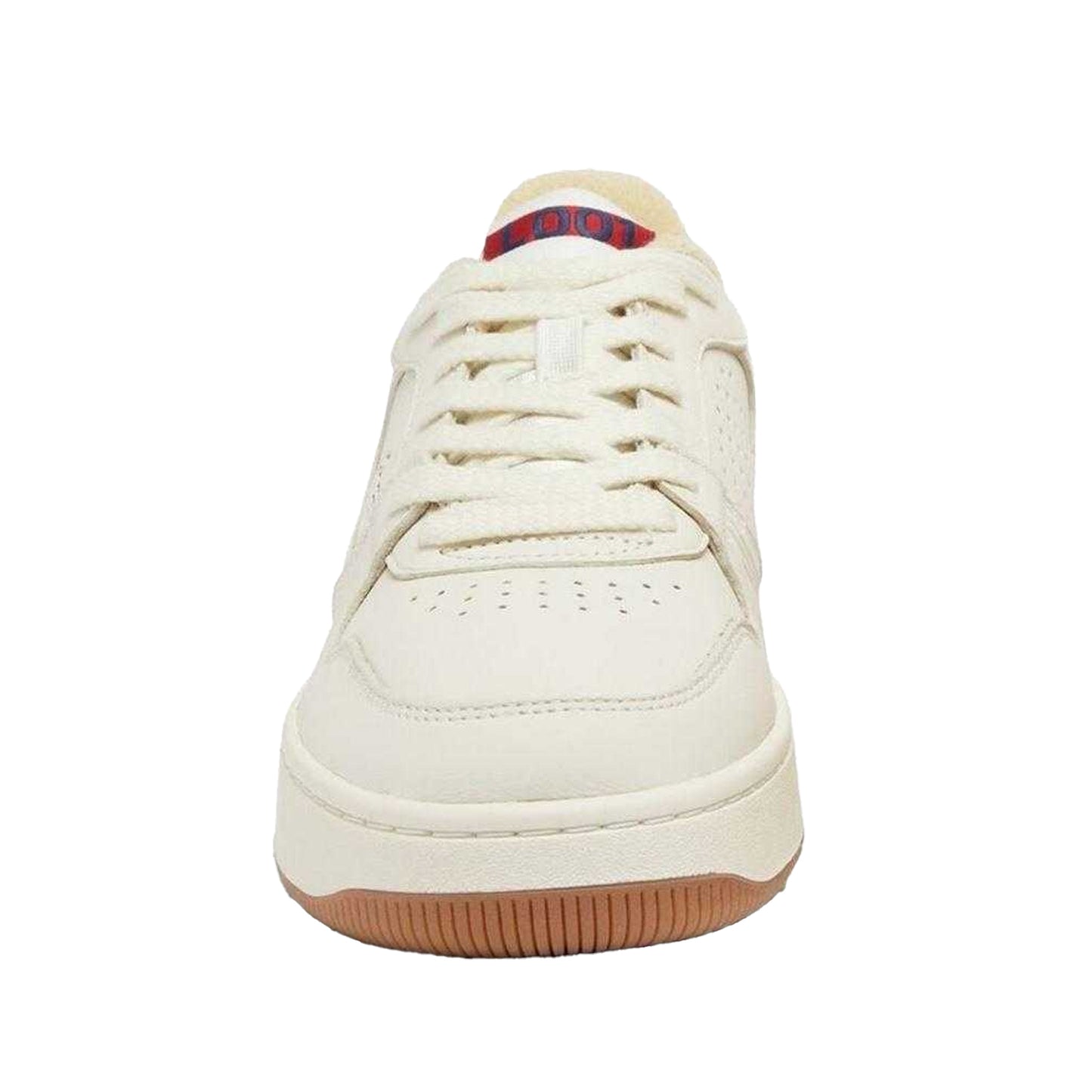 Off White - Close up - Lacoste Mens L001 Leather Trainers
