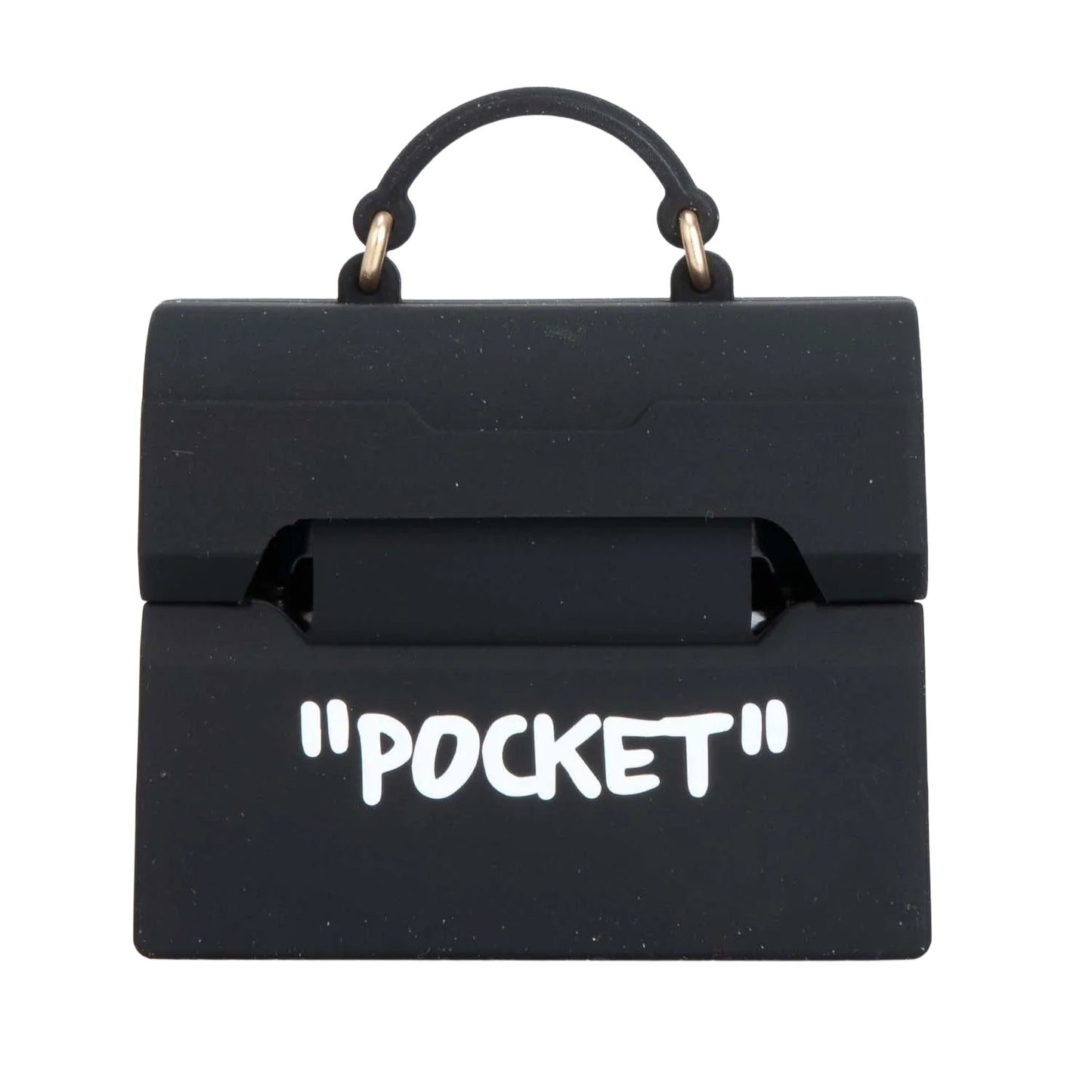 Black - Back - Off White Jitney AirPod Pro Case