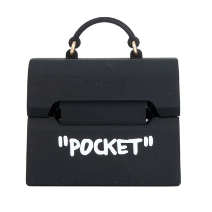 Black - Back - Off White Jitney AirPod Pro Case