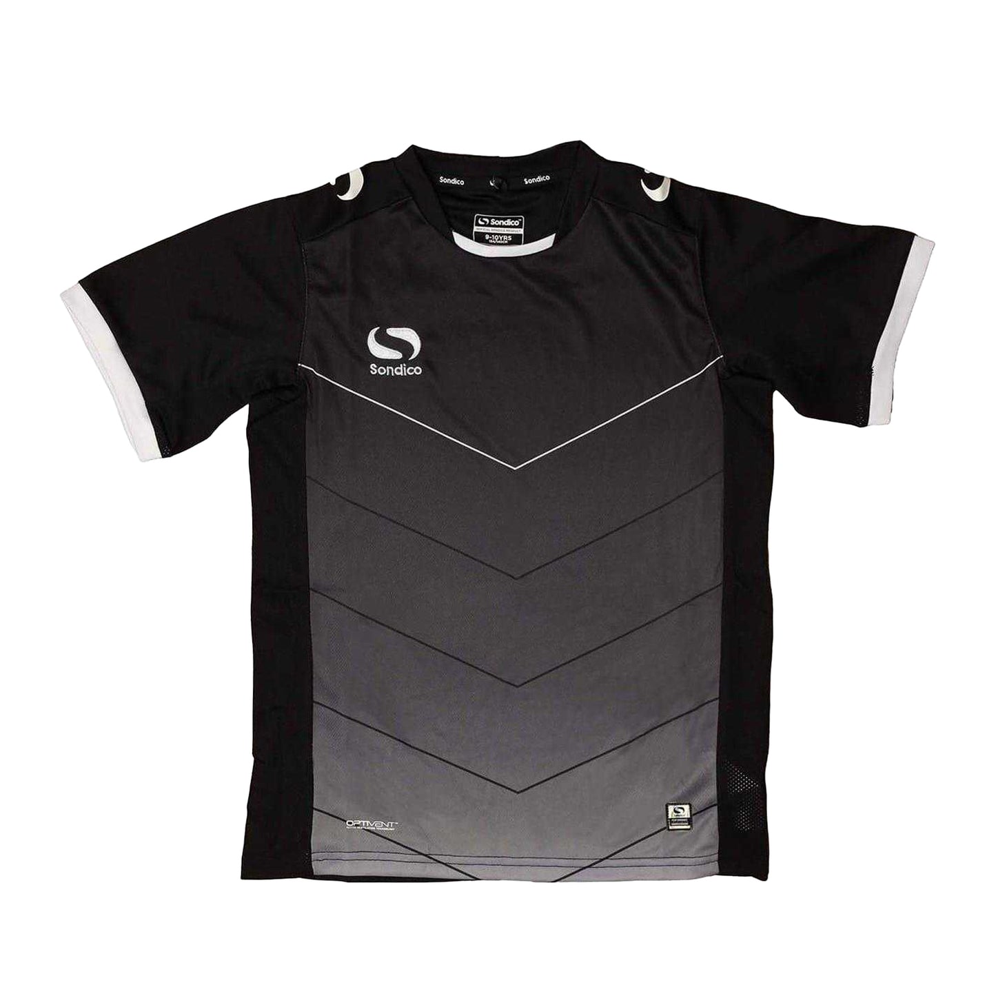 Black - Front - Sondico Childrens-Kids Graphic Print Jersey T-Shirt