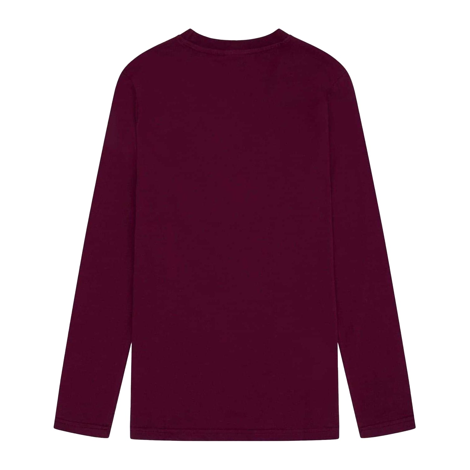 Burgundy - Back - Fenchurch Unisex Adult Aldgate Lettering Cotton T-Shirt