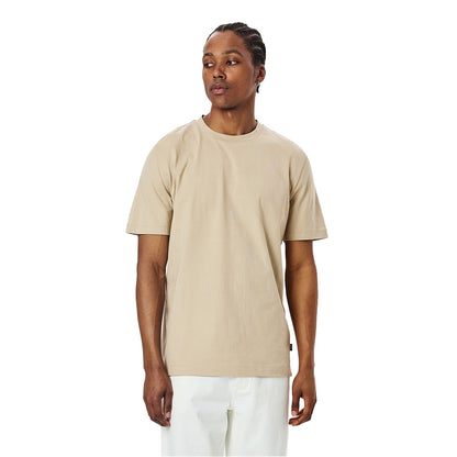 Light Beige - Side - Boss Unisex Adult H-Taut 81 Back Print Cotton Regular T-Shirt