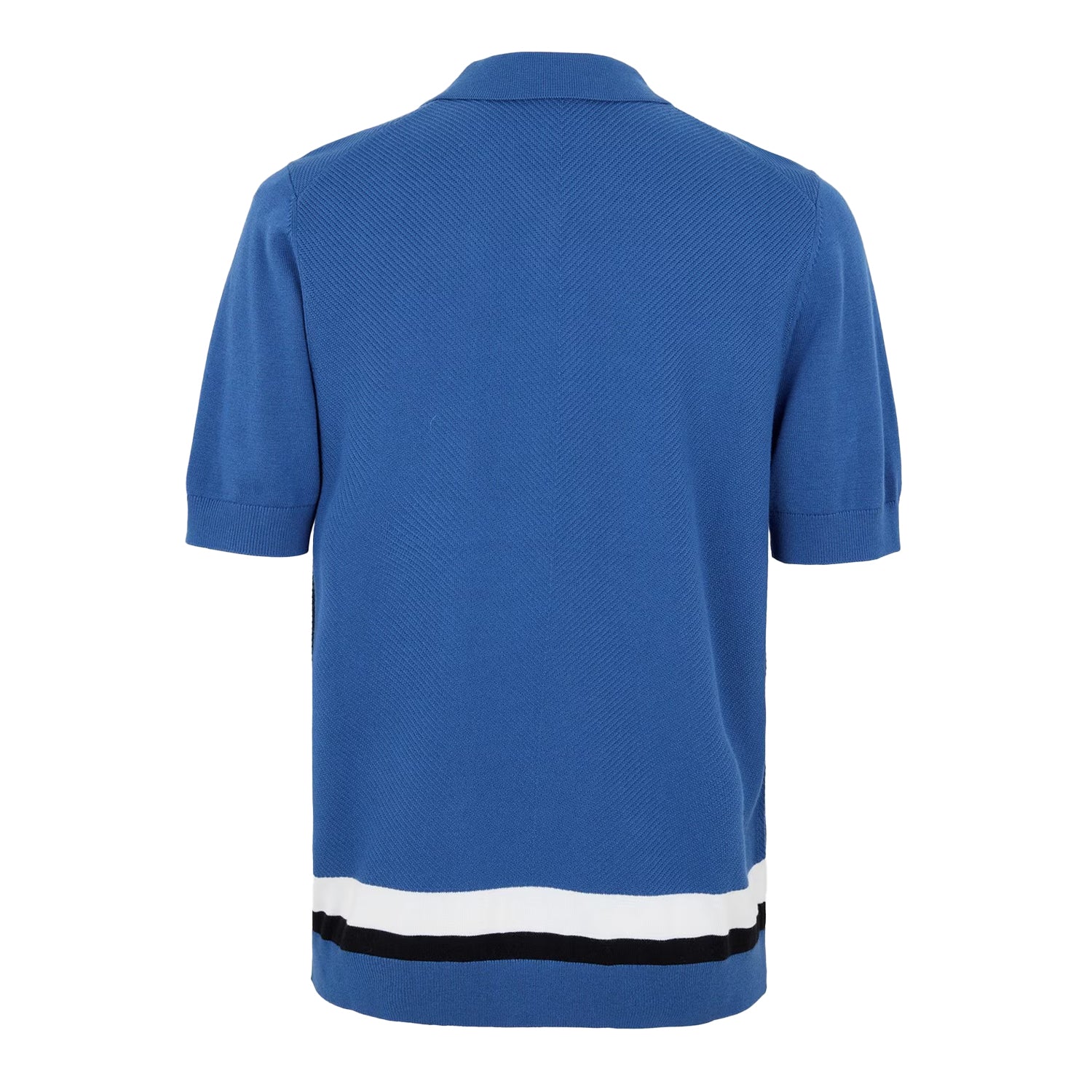Medium Blue - Back - Hugo Mens Sholpone Striped Polo Shirt