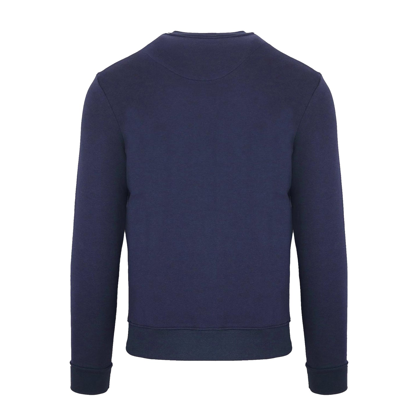Navy - Back - Aquascutum Mens Logo Crew Neck Sweatshirt