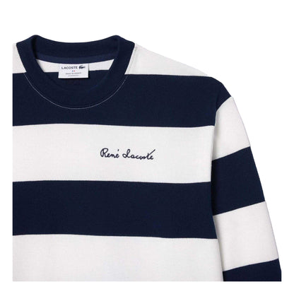 Cream - Lifestyle - Lacoste Womens-Ladies French Made Organic Cotton Oversized Sweatshirt